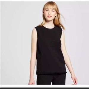 Victoria beckam Top with frill bottom